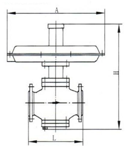 Selbst bearbeitete Dampf-Druckregler-Ventil ANSI-Klasse 600 mit Flansch Rf-Enden 0